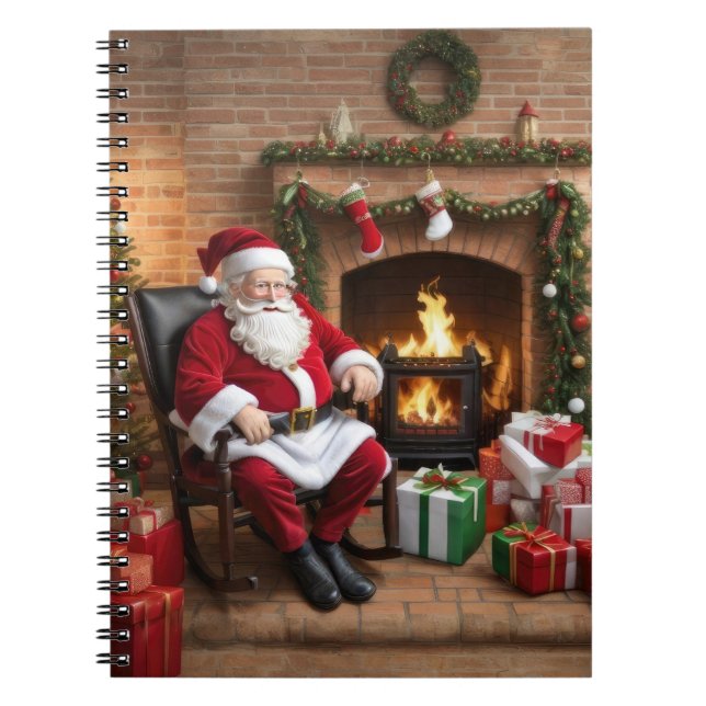 Caderno Espiral Jolly Old Santa Claus (Frente)