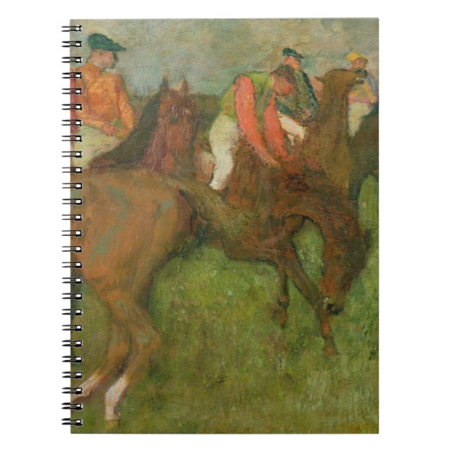 Caderno Espiral Jóqueis de Edgar Degas |, 1886-90 (Frente)