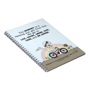 Caderno Espiral Jornada é um Presente