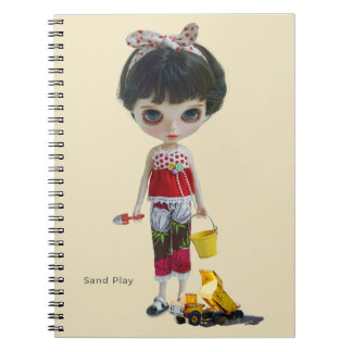 Caderno Espiral Jornal ・Areia Brinquedo