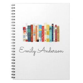 Caderno Espiral jornal personalizado da bala dos livros costume