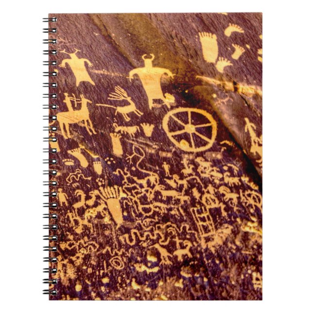 Caderno Espiral Jornal Rock American Indian Utah (Frente)