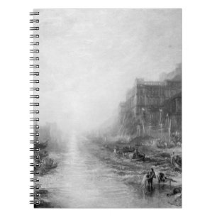 Caderno Espiral Joseph Mallord William Turner o embarque de