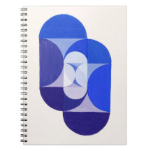 Joseph Schillinger Key Blue. Abstrato geométrico