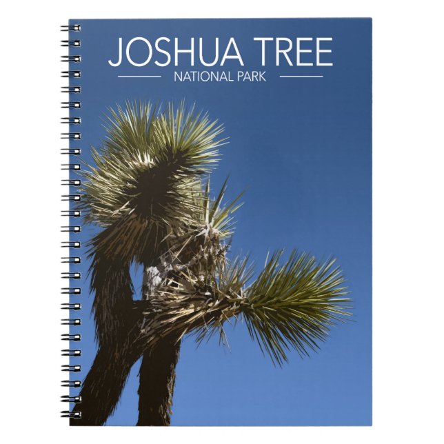 Caderno Espiral Joshua Tree National Park Branches Estilizados Via (Frente)