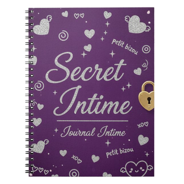 Caderno Espiral journal intime  (Frente)