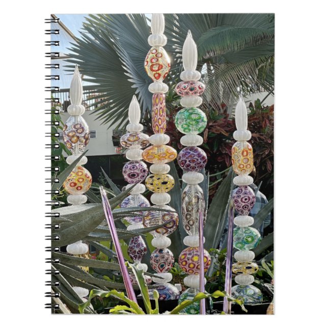 Caderno Espiral Journal with colorful glass (Frente)