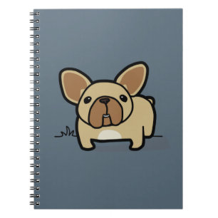 Caderno Espiral Jovem corça Frenchie