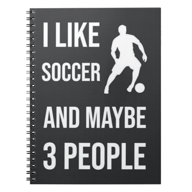 Caderno Espiral Jovens Presentes Para Ele Jogador Para Crianças Le (Frente)