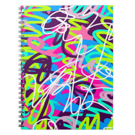Caderno Espiral Joyful Colors Modern Abstrato