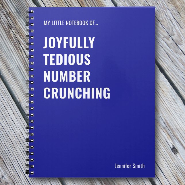 Caderno Espiral Joyfull Tedich Numero Crunching (Criador carregado)