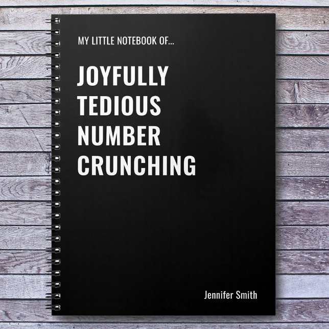 Caderno Espiral Joyfull Tedich Numero Crunching (Criador carregado)