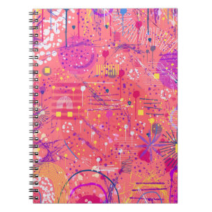 Caderno Espiral Jubilation: Arte Maximalista