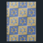 Caderno Espiral Judaica Star Of David Metal Gold Blue<br><div class="desc">You are viewing The Lee Hiller Design Collection. Apparel,  Gifts & Collectibles  Lee Hiller Photography or Digital Art Collection. You can view her Nature photography at http://HikeOurPlanet.com/ and follow her hiking blog within Hot Springs National Park.</div>