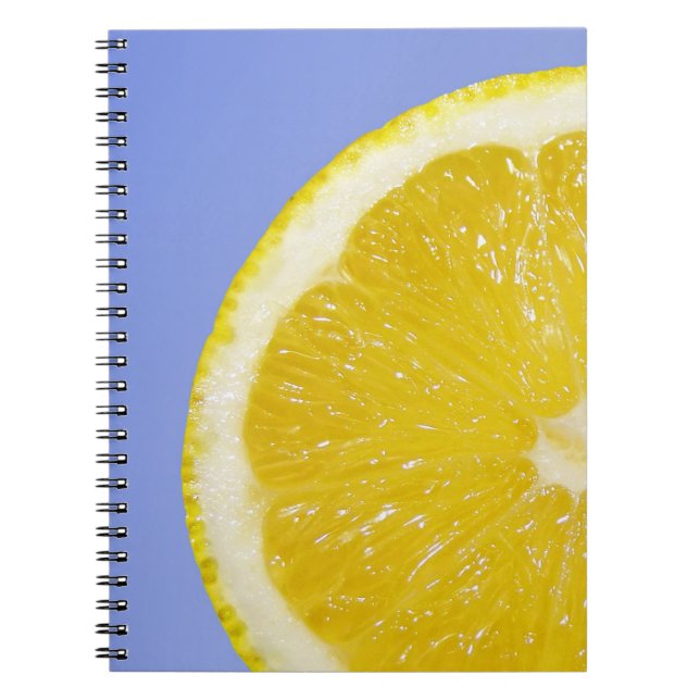 Caderno Espiral Juicy Slice de Limão (Frente)