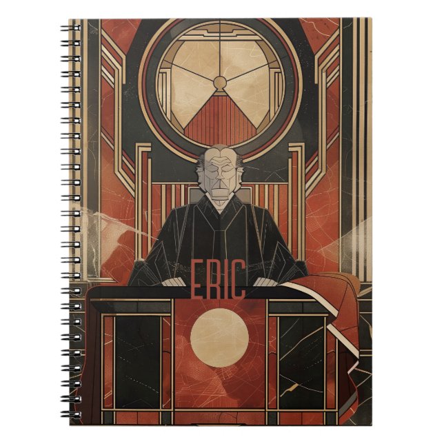 Caderno Espiral Juiz Sério (Frente)