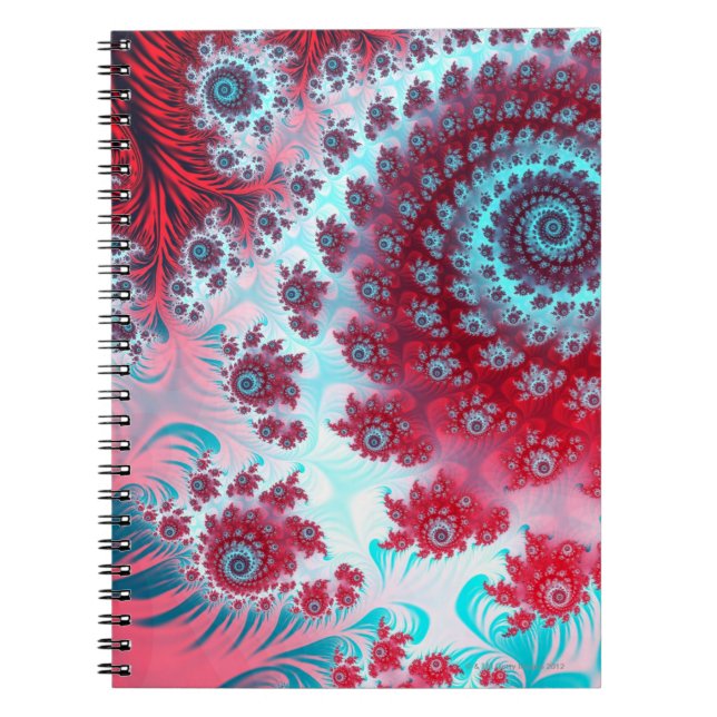 Caderno Espiral Julia Fractal 3 (Frente)