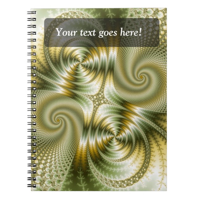 Caderno Espiral Junção - Mandelbrot Art (Frente)