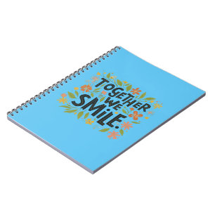 Caderno Espiral juntamente com o Smile Spiral Photo Notebook