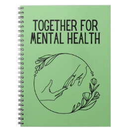 Caderno Espiral Juntos Para a Saúde Mental