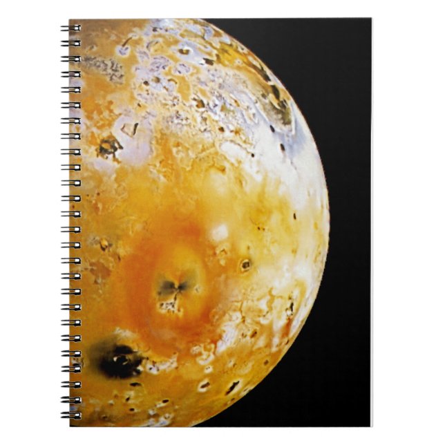 Caderno Espiral Jupiter's Moon Io (Frente)
