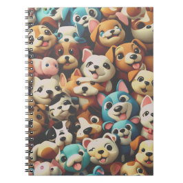 Caderno Espiral Just a bunch of happy puppies