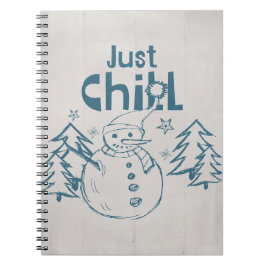 Caderno Espiral Just Chill Playful Christmas