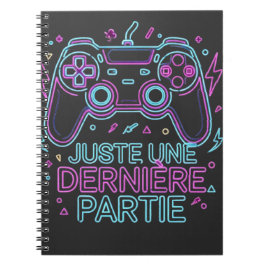 Caderno Espiral Juste Une Dernière Partie Gamer Notebook - Retro