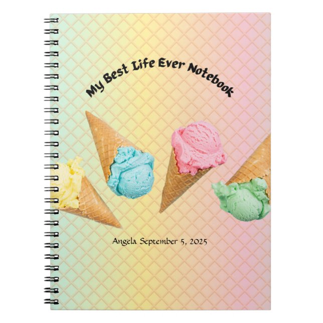 Caderno Espiral JW Baptism Gift Keepsasasaem para Irmãs (Frente)