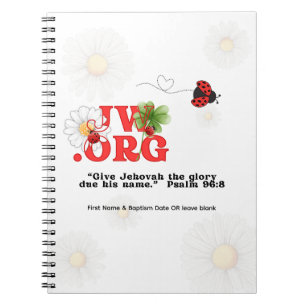 Caderno Espiral JW Baptism Gift Keepsasasé - Notebook para ela