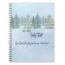 JW "mas primeiro, Daily Text!" Notebook para irmão