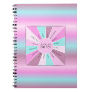 Caderno Espiral JW Qualidades do Nosso Bloco de Anotações de Deus