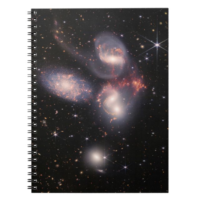 Caderno Espiral JWST James Webb Telescópio Espacial Stephan's Quin (Frente)