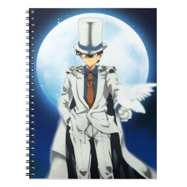 Caderno Espiral Kaito Kid Sob a Lua – (Frente)