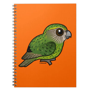 Caderno Espiral Kakapo de Birdorable