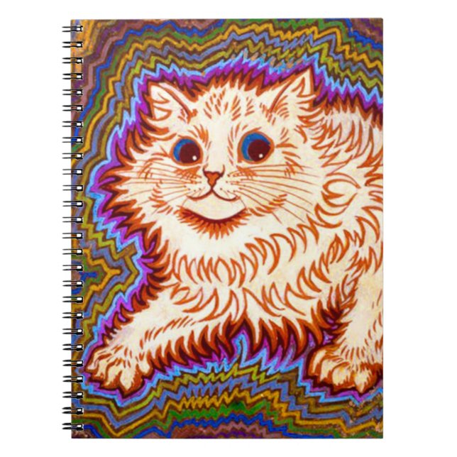 Caderno Espiral Kaleidoscope Cat (Frente)