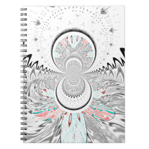 Caderno Espiral Kaleidoscope Impressão de Arte