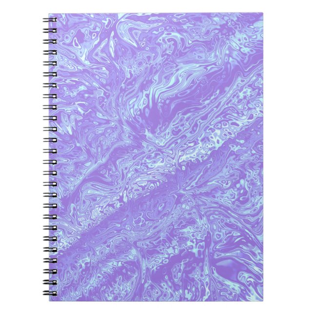Caderno Espiral Kaliverse Fluido Fractal #01 (Frente)