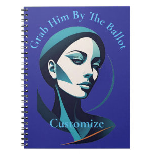 Caderno Espiral Kamala Cat Lady 2024 Ballot Thunder_Cove