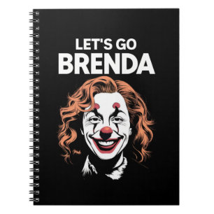 Caderno Espiral Kamala Clown Vamos Go Brenda