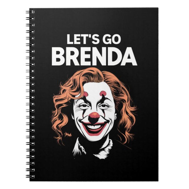 Caderno Espiral Kamala Clown Vamos Go Brenda (Frente)
