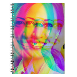 Caderno Espiral Kamala Harris 2024 meu presidente é uma mulher neg