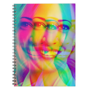 Caderno Espiral Kamala Harris 2024, Mulher Negra Indiana Magic