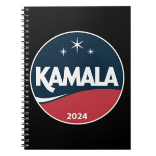 Caderno Espiral Kamala Harris Vintage 2024 Para Presidente Eleição