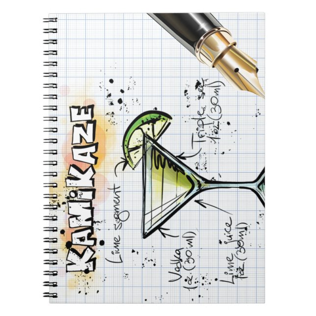 Caderno Espiral Kamikaze (Frente)