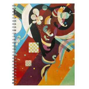 Caderno Espiral Kandinsky Abstrato Compositor IX