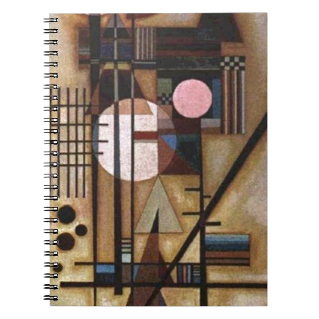Caderno Espiral Kandinsky Construção Suave (Frente)