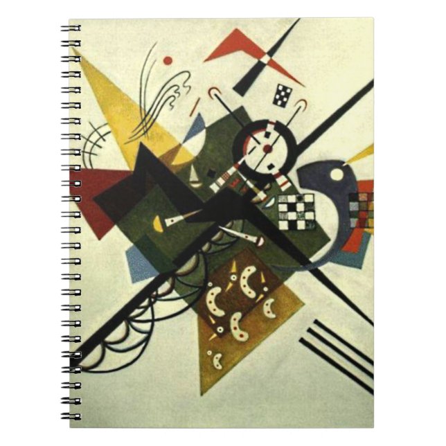 Caderno Espiral Kandinsky Sobre o Branco II (Frente)