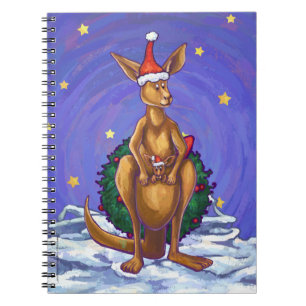 Caderno Espiral Kangaroo Christmas StarNight