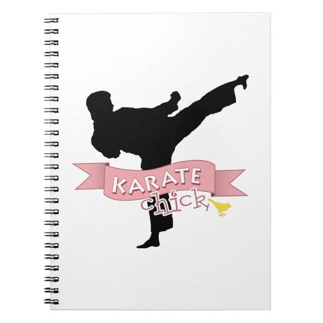 Caderno Espiral Karate Pintinho (Frente)